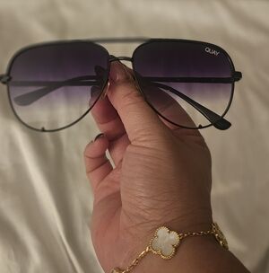 Quay Australia Gradient Aviator Sunglasses